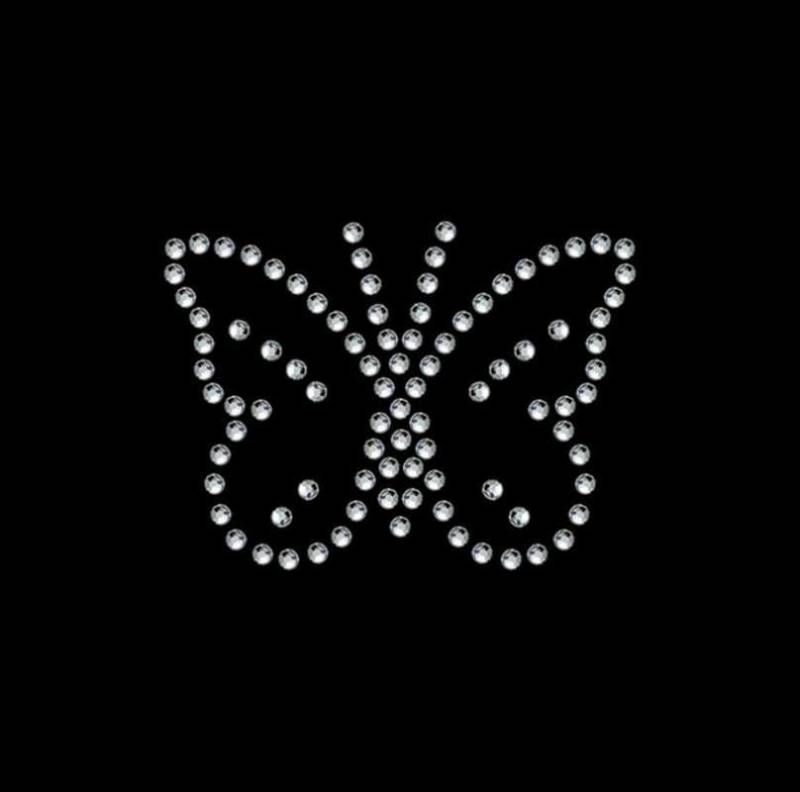 strassmotiv "Schmetterling" 4, 5x3, 3cm strassmotiv "Schmetterling" 4, 5x3, 3cm von PaillettenshopDE