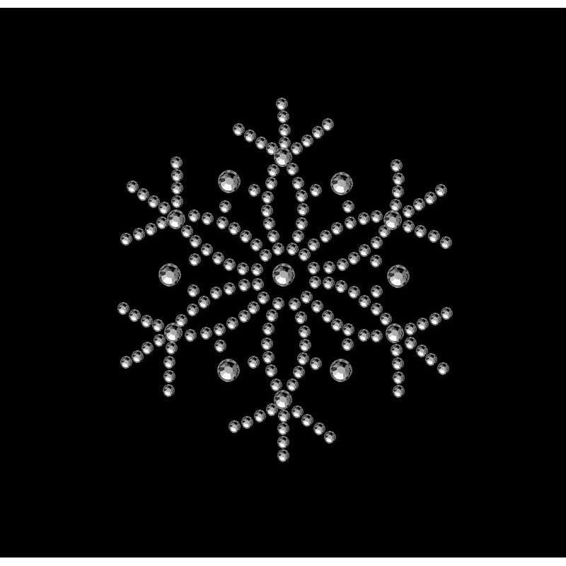 strassmotiv "Schneeflocke" 6x5, 3cm strassmotiv "Schneeflocke" 6x5, 3cm von PaillettenshopDE