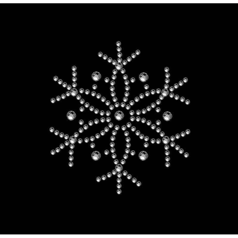 strassmotiv "Schneeflocke" 6x5, 3cm strassmotiv "Schneeflocke" 6x5, 3cm von PaillettenshopDE