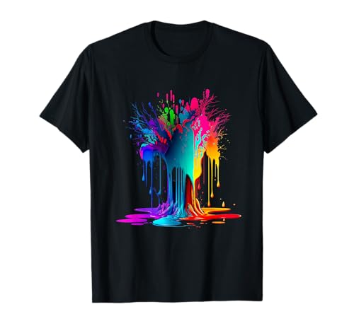 Color Splash für Männer und Frauen T-Shirt Color Splash für Männer und Frauen T-Shirt von Farbe Farbklecks Malen Geschenk