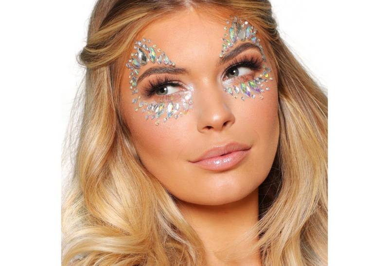 PaintGlow Strass-Tattoo Face Jewels 'Diamond Kiss' - Selbstklebende Glitze von PaintGlow