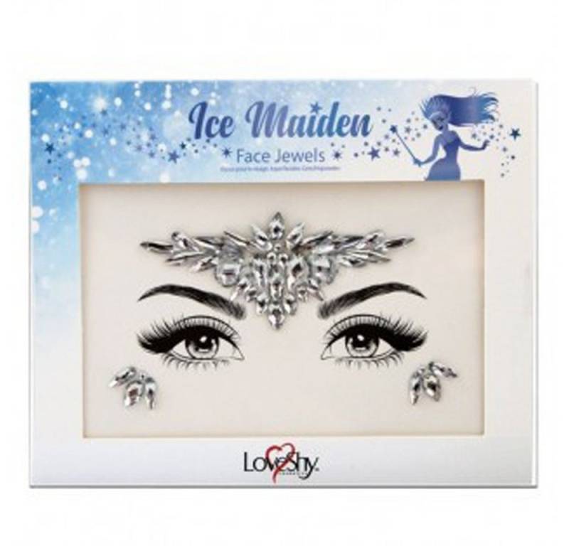 PaintGlow Strass-Tattoo Face Jewels 'Ice Maiden' - Selbstklebende Glitzers von PaintGlow