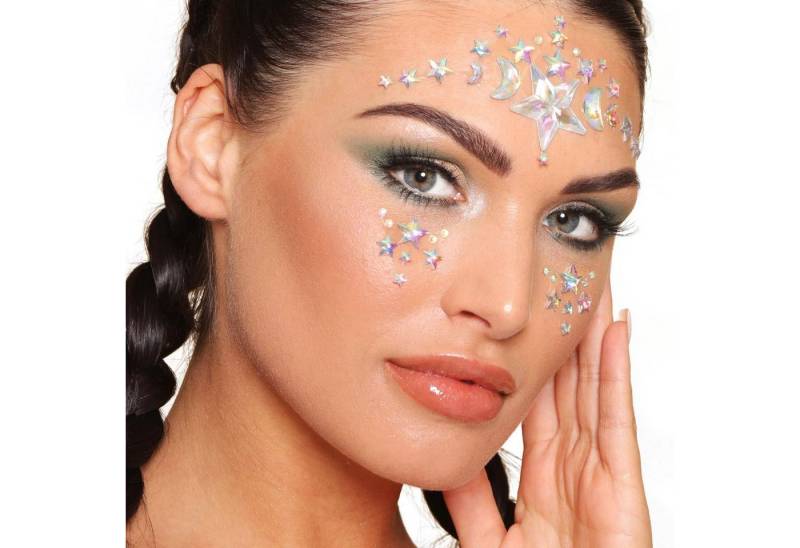 PaintGlow Strass-Tattoo Face Jewels 'Starry Eyed' - Selbstklebende Glitzer von PaintGlow