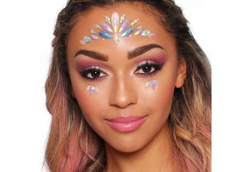 PaintGlow Strass-Tattoo Face Jewels 'Unicorn Dreams' - Selbstklebende Glit von PaintGlow