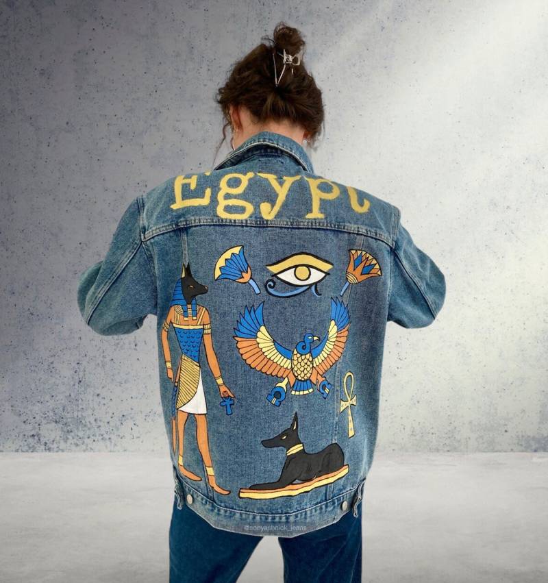 Benutzerdefinierte Jeansjacke, Handbemalte Jacke, Personalisiertes Geschenk von PaintMyJacket