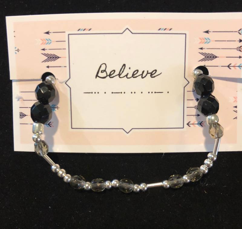 Glaube, Morse-Code-Armband Glaube, Morse-Code-Armband von PaintNJewel