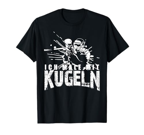 Ich male mit Farb-Kugeln, Markierer, Paintball Airsoft T-Shirt Ich male mit Farb-Kugeln, Markierer, Paintball Airsoft T-Shirt von Paintball Ausrüstung & Kleidung