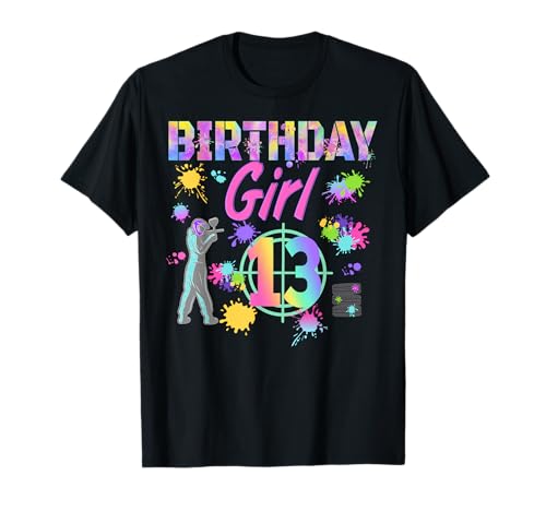 Paintball Geburtstag Mädchen Passendes Outfit T-Shirt Paintball Geburtstag Mädchen Passendes Outfit T-Shirt von Paintball Birthday Girl Matching 10th 8th Sport Th
