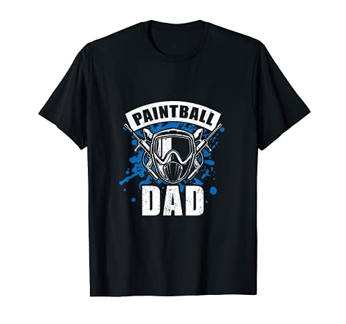 Herren Vater Paintballer Ausrüstung Paintball Dad Geburtstag T-Shirt von Paintball Geburtstag Party Zubehör