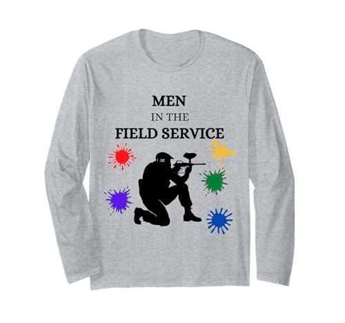 Men in the field paintball paintballer players Langarmshirt Men in the field paintball paintballer players Langarmshirt von Paintball Sayings Gifts Paintballer