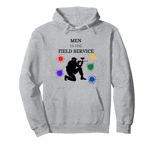 Men in the field paintball paintballer players Pullover Hoodie Men in the field paintball paintballer players Pullover Hoodie von Paintball Sayings Gifts Paintballer