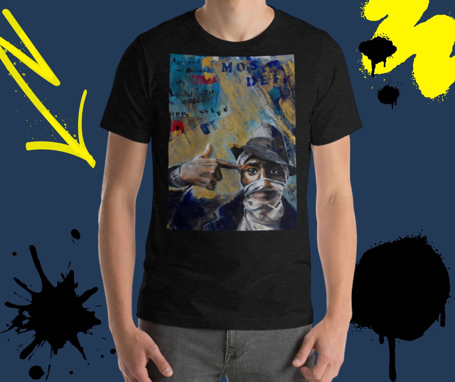 Mos Def Tribute - Hip Hop Greatest Mc Es Exclusive Collection T-Shirt Mos Def Tribute - Hip Hop Greatest Mc Es Exclusive Collection T-Shirt von PaintingsByFlora