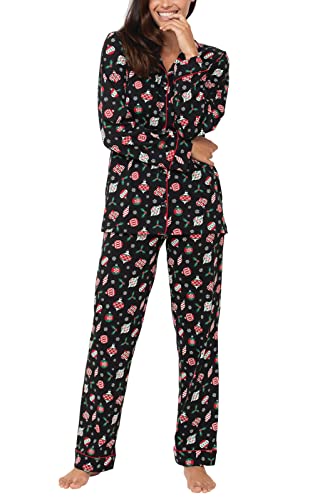 PajamaGram Damen-Nachtwäsche – Pyjama für Damen, Ornamente, M von PajamaGram