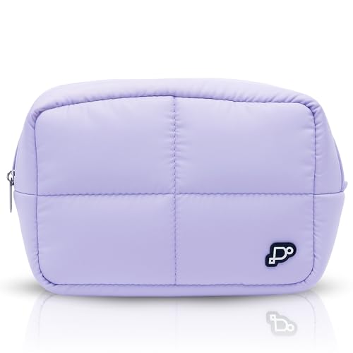 Pakana Nubelle Reise-Kulturbeutel – Multifunktionales Federmäppchen für Make-up, Büro oder Handtasche – minimalistisches und kompaktes Design, elegantes Geschenk für Damen, Lila, Minimalistischer und von Pakana