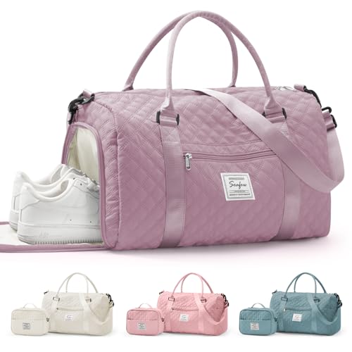 Sporttasche, Weekender Tragetasche, Reisetasche, Sporttasche, Tragetasche, Reisetasche, persönliche Gegenstände, Reisetasche, A4-lila von Pakembl