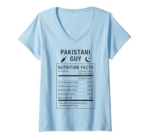 Damen Stolze pakistanische Jungen Herren T-Shirt mit V-Ausschnitt Damen Stolze pakistanische Jungen Herren T-Shirt mit V-Ausschnitt von Pakistan Cultural Gifts for Pakistan