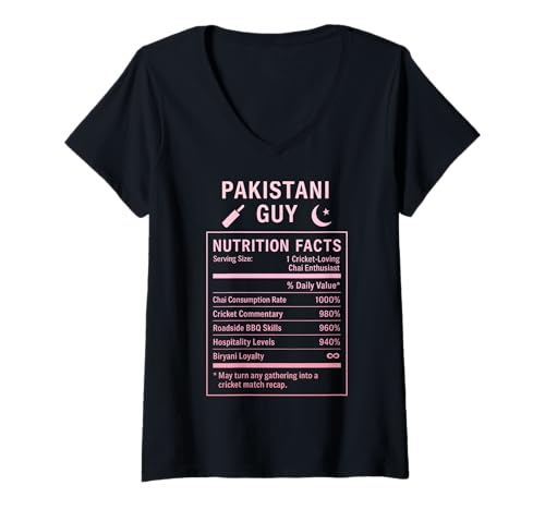 Damen Stolze pakistanische Jungen Herren T-Shirt mit V-Ausschnitt Damen Stolze pakistanische Jungen Herren T-Shirt mit V-Ausschnitt von Pakistan Cultural Gifts for Pakistan