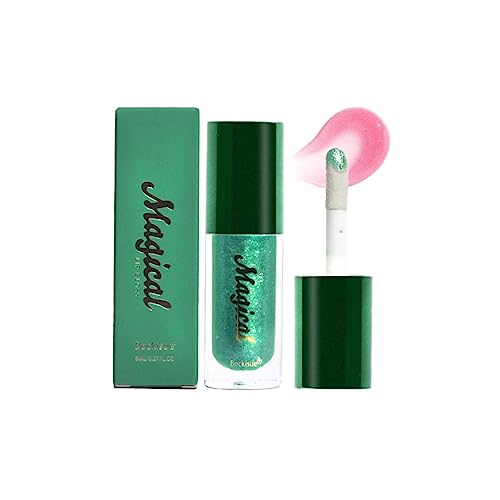 Pakivs Color Changing Lip Gloss Lip Oil Getönt,Magic PH Color Change Lip Stain Lippenbalsam,Lang anhaltender nährender Antihaft-Lipgloss für Frauen Pakivs Color Changing Lip Gloss Lip Oil Getönt,Magic PH Color Change Lip Stain Lippenbalsam,Lang anhaltender nährender Antihaft-Lipgloss für Frauen von Pakivs