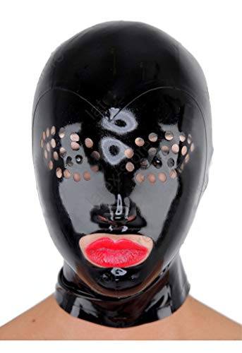 Latex-Gummi Special FlyEye Hallow Hoods Masken 0,4 mm - Schwarz - Maßanfertigung von Palace Civet