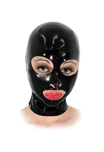 Masken aus Latex, 0,4 mm, schwarz, Large von Palace Civet