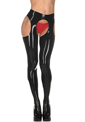 Palace Civet Latex Catsuit Gummi Fancy Leggings 0,4 mm - Schwarz - Groß von Palace Civet