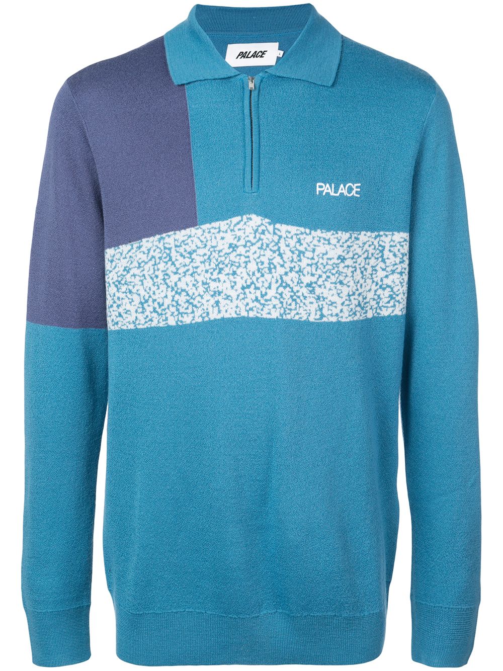 Palace Pullover mit Reißverschluss - Blau von Palace