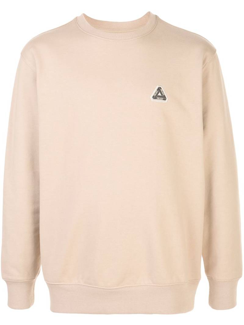 Palace Sweatshirt mit grafischem Print - Nude von Palace