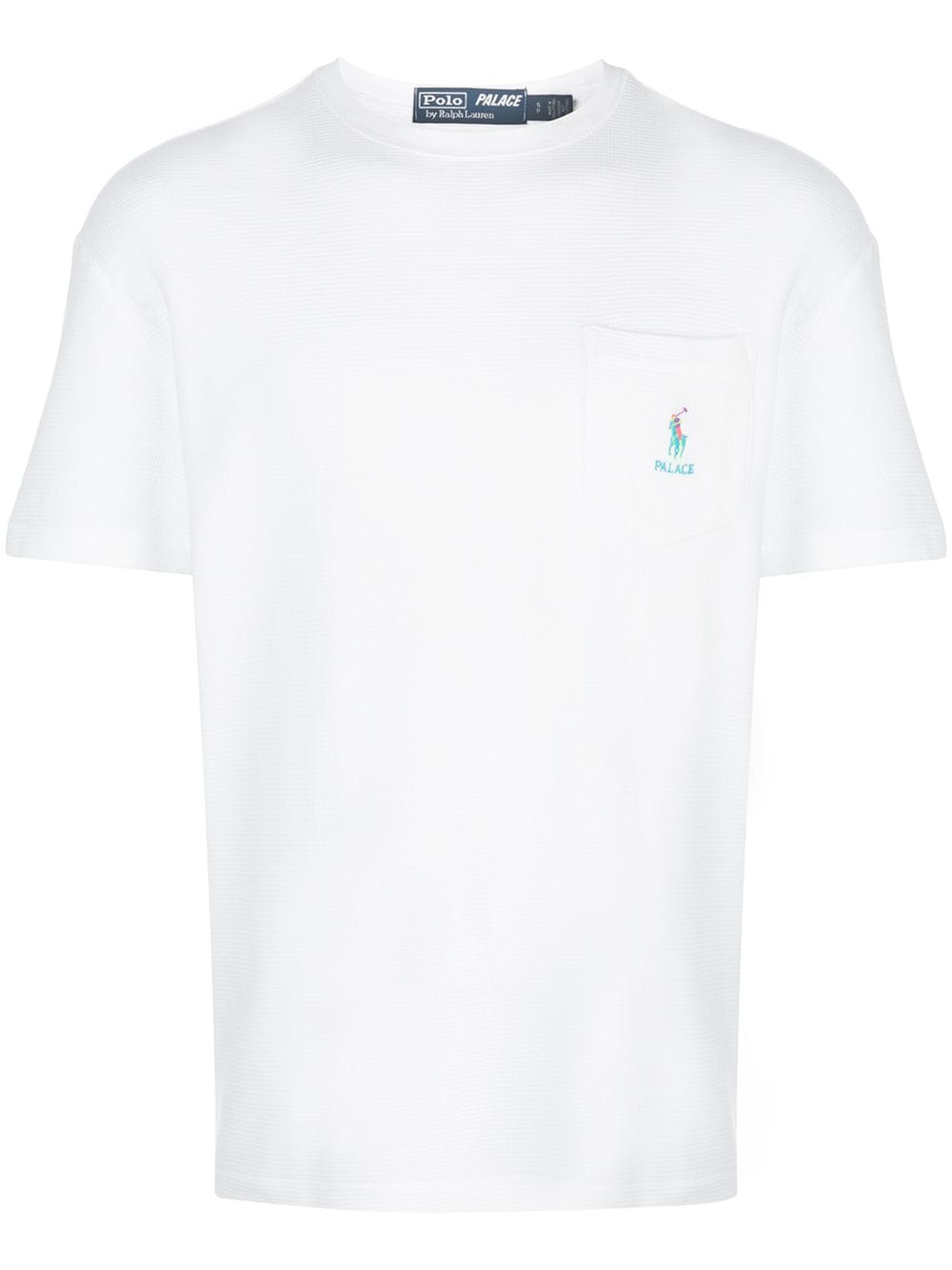 Palace T-Shirt mit aufgesticktem Logo - Weiß von Palace