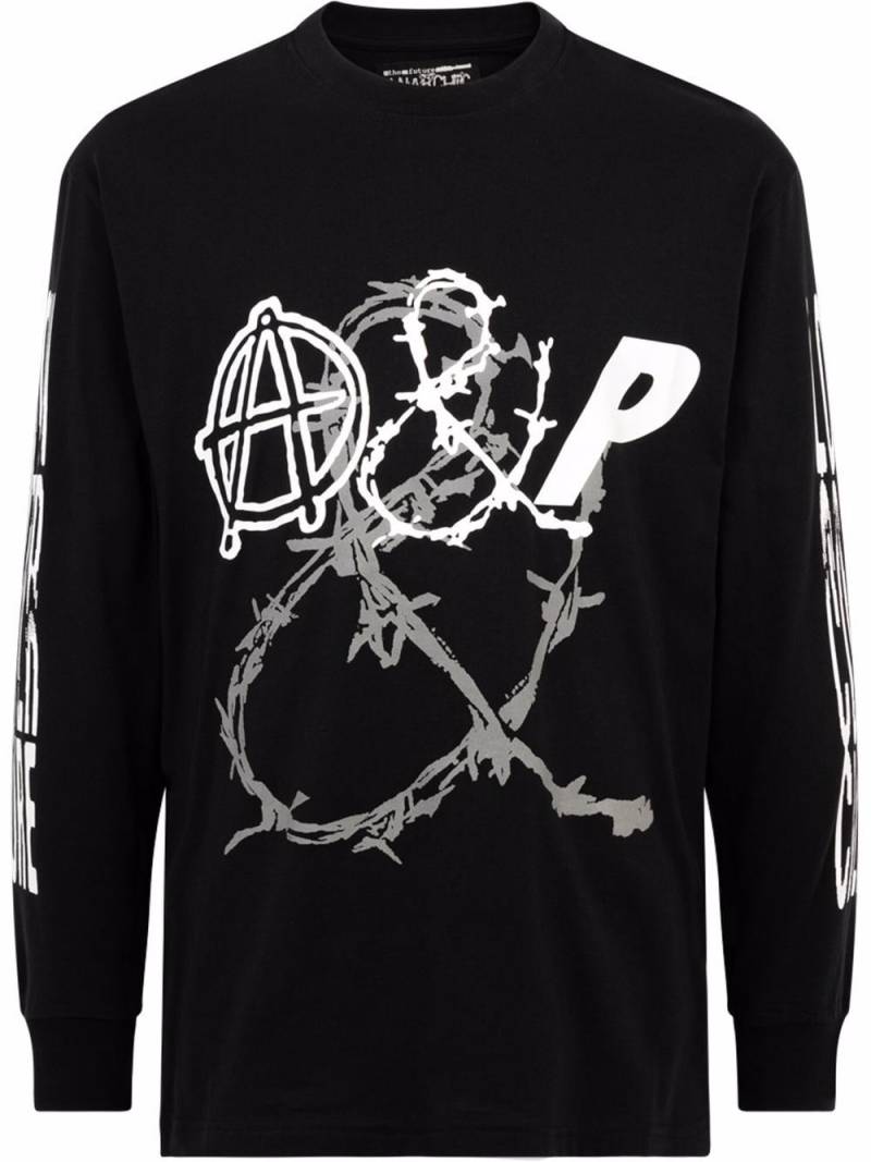 Palace x Anarchic Adjustment Counter Couture Sweatshirt - Schwarz von Palace