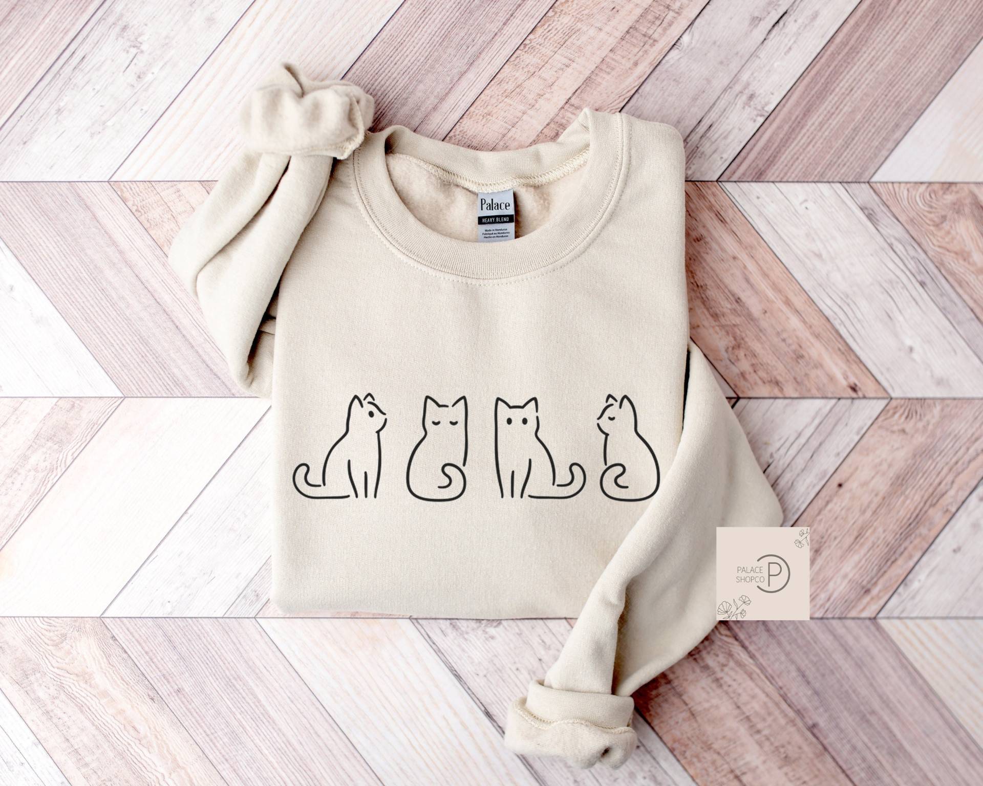 Katze Mama Sweatshirt | Katzenmama Pullover Katzenmama Geschenk Für Katzenbesitzer von PalaceShopCo