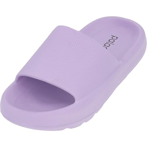 Palado Badeschuhe Damen Tabbris - modische Sandalen - bequeme Pantoletten für Spa, Strand oder Zuhause lilac UK7 - EU40 von Palado