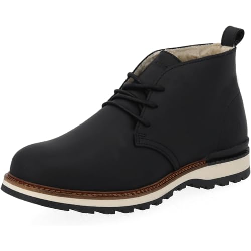 Palado Stiefel Herren Baltris - klassische Boots Made in Portugal - warm gefütterte Stiefeletten - elegante Winterschuhe Schwarz UK9 - EU42 von Palado