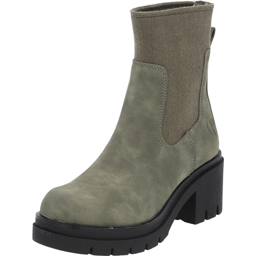 Palado Boots Damen Kalymnos – modische Stiefeletten - leicht gefütterte Stiefel - bequeme Winterschuhe Grün UK3,5 - EU36 von Palado