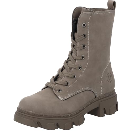 Palado Stiefeletten Damen Lefkada 2 – gefertigt aus strapazierfähigem, pflegeleichtem Material – leicht gefüttert – stylischer Begleiter für Herbst und Winter. Grau UK4,5 - EU37 von Palado