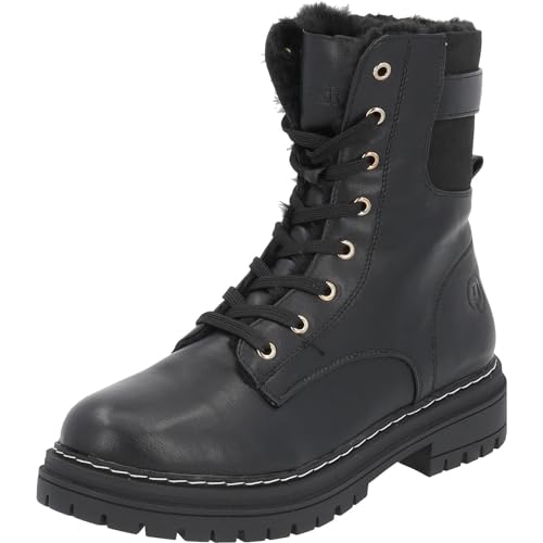 Palado Stiefeletten Damen Patmo – gefertigt aus strapazierfähigem Material – warm gefüttert und wetterfest – ideal für stilvolle Auftritte im Alltag und Winter. Schwarz UK3,5 - EU36 von Palado