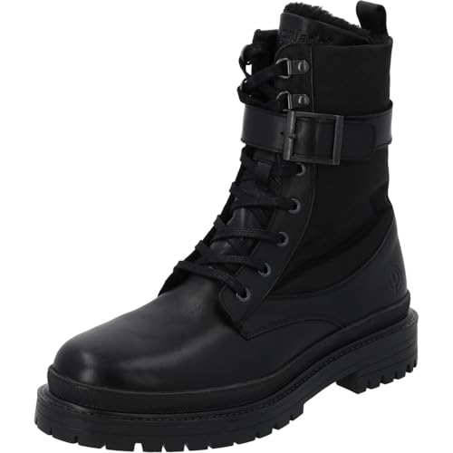 Palado Boots Herren Jamred – modische Schnürstiefel Made in Portugal - warm gefütterte Stiefel - bequeme Winterschuhe Schwarz UK9 - EU42 von Palado