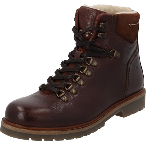 Palado Boots Herren Zincan - gefertigt aus robustem Rindsleder - Made in Portugal - warm gefüttert & bequem - rutschfeste TPR-Sohle - ideal für kalte Tage. Braun UK10,5 - EU45 von Palado