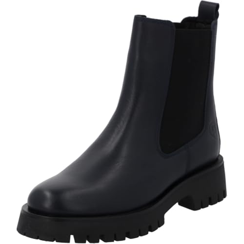 Palado Chelsea Boot Damen Seoll - gefertigt aus edlem Rindsleder - Made in Portugal - leicht gefüttert für Komfort - robuste TPR-Sohle für sicheren Halt Dunkelblau UK9 - EU42 von Palado