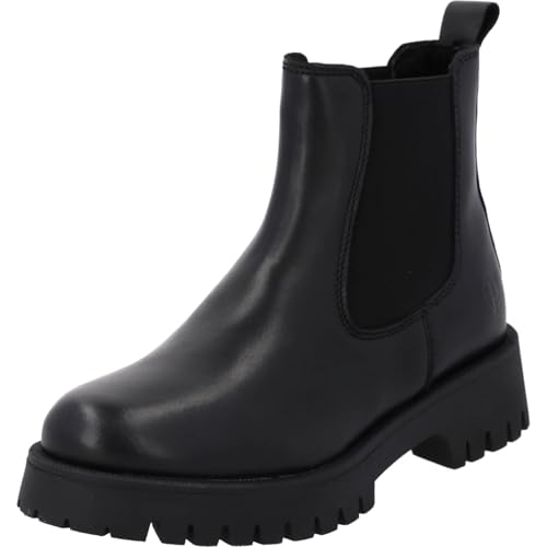 Palado Chelsea Boots Damen Ciushe - bequeme Boots Made in Portugal - leicht gefütterte Stiefel für Herbst und Winter - modische Winterschuhe Schwarz UK8 - EU41 von Palado