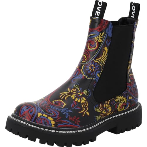 Palado Chelsea Boots Damen Dedej Fresco by Sila Sahin – bequeme Boots - leicht gefütterte Stiefel für Herbst & Winter - stylische Stiefeletten Oriental UK7 - EU40 von Palado