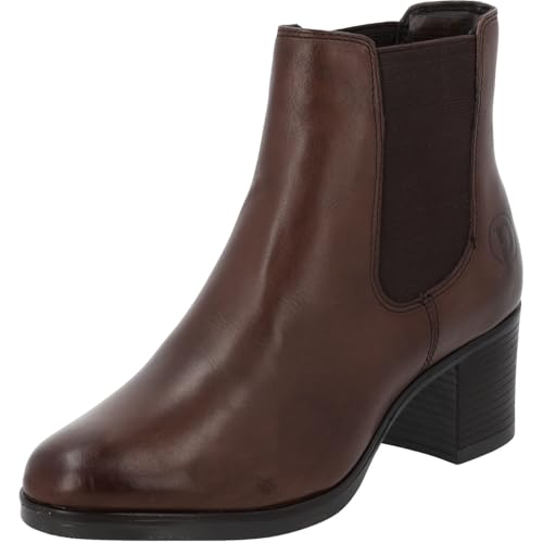 Palado Chelsea Boots Damen Ianmaris – elegante Lederstiefeletten mit leichter Fütterung – stilvoller Begleiter für Herbst und Winter – rutschfeste Sohle Braun UK6 - EU39 von Palado
