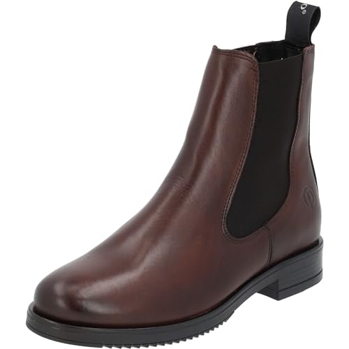 Palado Chelsea Boots Damen Paros P – elegante Boots Made in Portugal - leicht gefütterte Stiefeletten - modische Stiefel Braun UK3,5 - EU36 von Palado