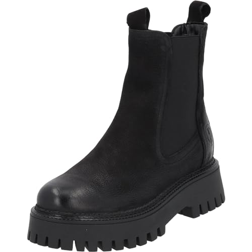 Palado Chelsea Boots Damen Pianosa - elegante Stiefeletten - leicht gefütterte Stiefel - moderene Boots Schwarz UK7 - EU40 von Palado