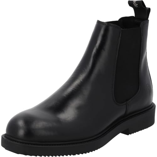 Palado Chelsea Boots Herren Crara - bequeme Boots Made in Portugal - leicht gefütterte Stiefel für Herbst und Winter - modische Winterschuhe Schwarz UK11,5 - EU46 von Palado