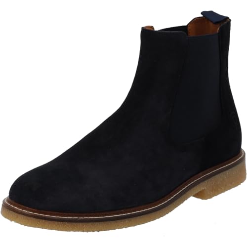 Palado Chelsea Boots Herren Dorrel - bequeme Boots Made in Portugal - ungefütterte Stiefel für die Übergangszeit - modische Stiefeletten Blau UK10 - EU44 von Palado