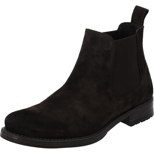 Palado Chelsea Boots Herren Heidan – elegante Stiefeletten Made in Portugal - ungefütterte Boots aus Leder - modische Stiefel Braun UK11,5 - EU46 von Palado
