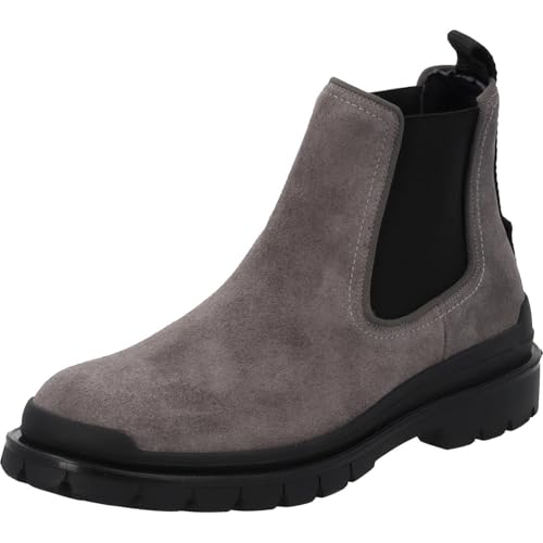Palado Chelsea Boots Herren Hignian - bequeme Boots Made in Portugal - leicht gefütterte Stiefel - elegante Stiefeletten Grau UK11,5 - EU46 von Palado