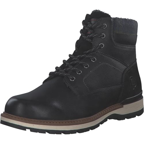 Palado Stiefel Herren Dafiel - bequeme Boots aus Leder - gefütterte Winterschuhe - modische Stiefeletten Schwarz UK10 - EU44 Palado Stiefel Herren Dafiel - bequeme Boots aus Leder - gefütterte Winterschuhe - modische Stiefeletten Schwarz UK10 - EU44 von Palado