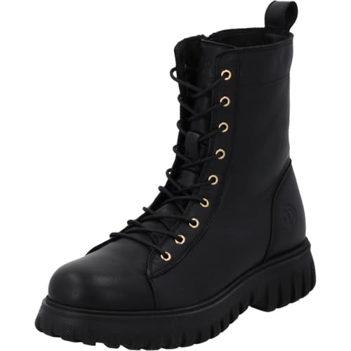 Palado Stiefeletten Damen Amelise by Sila Sahin – bequeme Boots Made in Portugal - elegante Stiefel - leicht gefütterte Winterschuhe Schwarz UK7 - EU40 von Palado