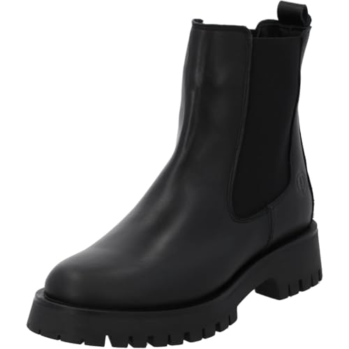 Palado Chelsea Boot Damen Seoll by Sila Sahin - elegante Boots Made in Portugal - leicht gefütterte Stiefeletten - bequeme Stiefel Schwarz UK6 - EU39 von Palado